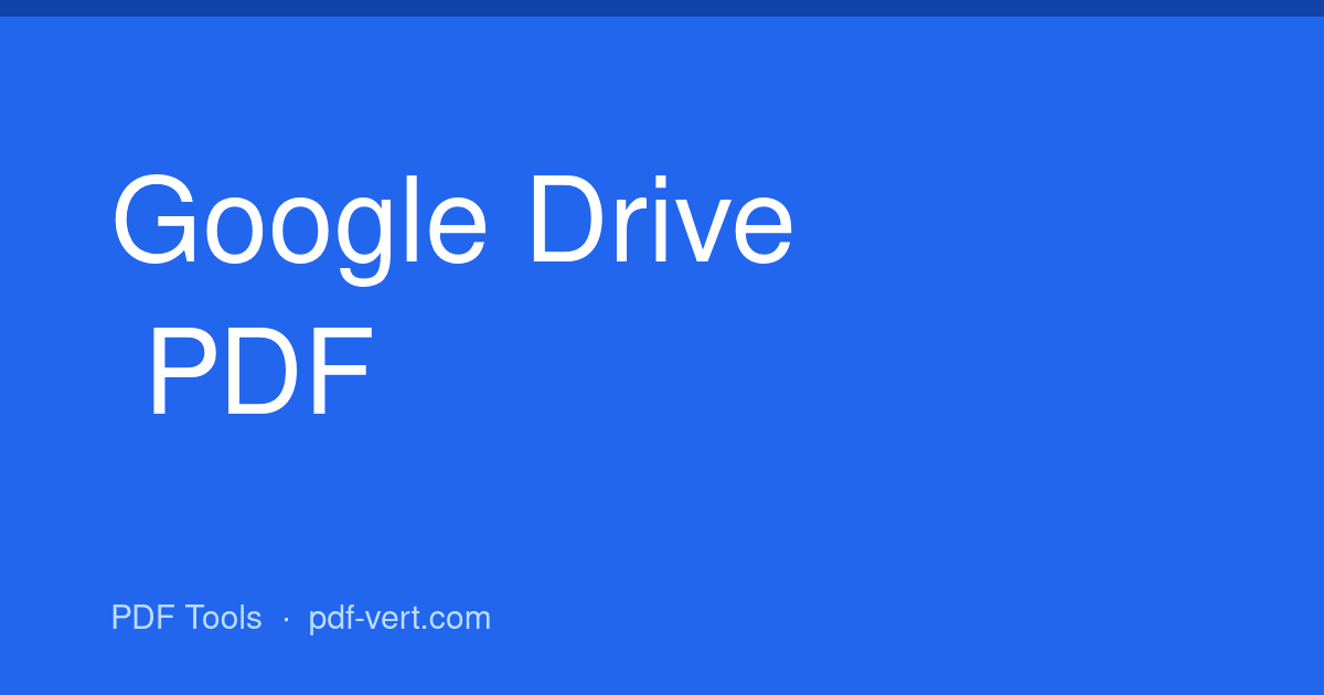 Google Drive でPDFを直接編集する方法と制限：知っておくべき完全ガイド